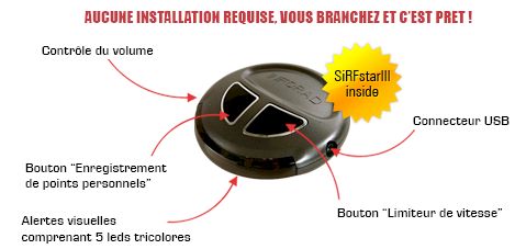 Inforad V4 : avertisseur de radars