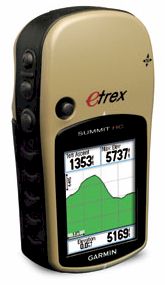 gps garmin etrex summit hc