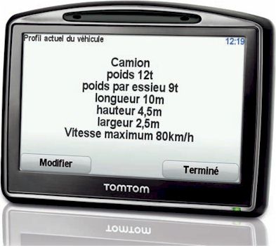 gps tomtom go 7000 truck