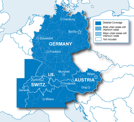 Allemagne/Suisse/Autriche/Liechtenstein/Alpes(FR et I)