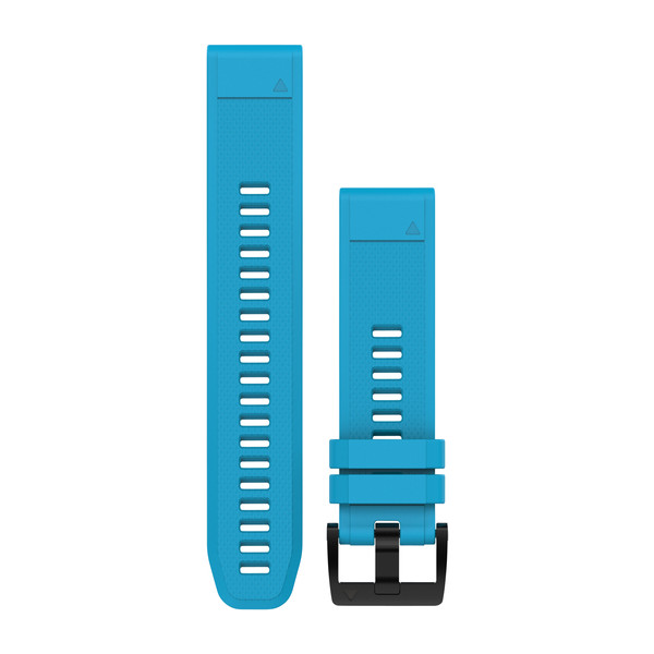 Bracelet QuickFit - 22mm Silicone bleu pour  Garmin D2 Delta 