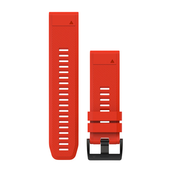 Bracelet QuickFit - 26mm - Silicone Rouge pour  Garmin D2 Delta 