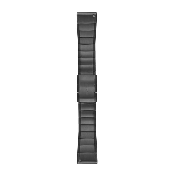 Bracelet QuickFit - 26mm - Acier inoxidable Gris pour  Garmin fenix 6X 