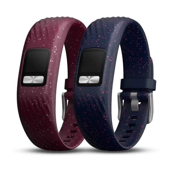 Bracelet - Merlot et marine tacheté (Petit/Moyen) pour  Garmin vivofit 4 