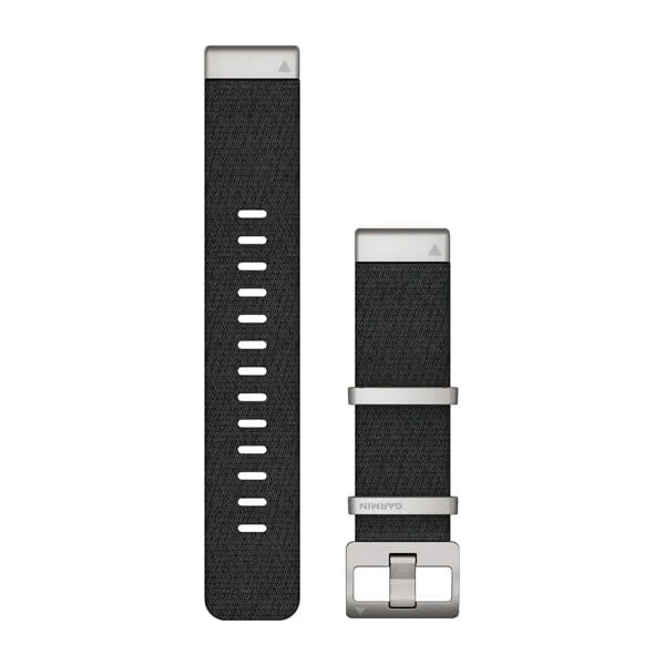Bracelet de montre QuickFit 22 Bracelet en nylon tissé Noir pour  Descent G1 