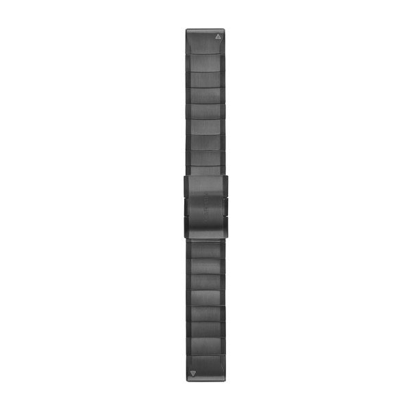 Bracelets QuickFit - 22mm Gray en titane et carbone amorphe pour  Garmin Forerunner 945 LTE 