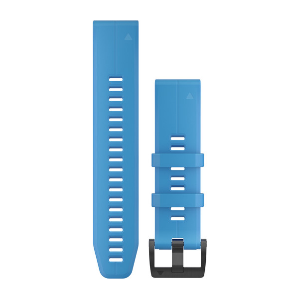 Bracelets QuickFit - 22mm - Silicone Bleu cyan pour  Garmin Forerunner 945 LTE 