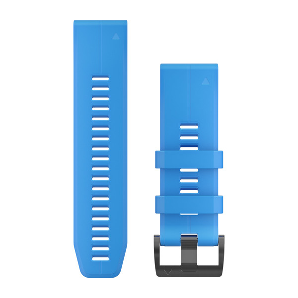 Bracelet QuickFit - 26mm - Silicone Bleu Cyan pour  Garmin Foretrex 901 