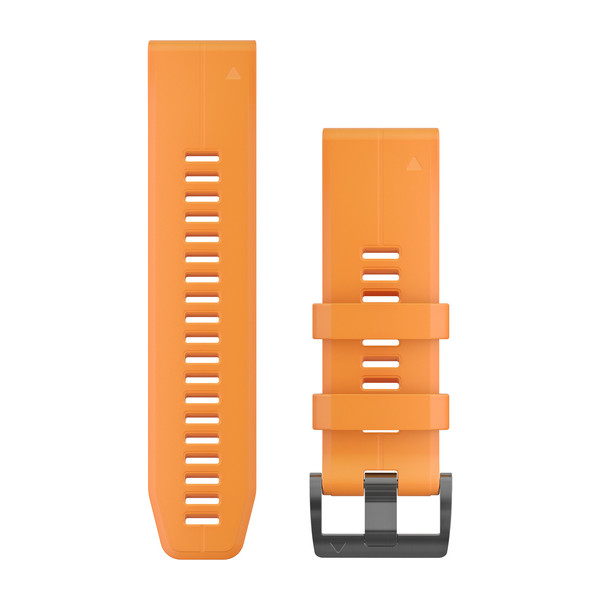 Bracelet QuickFit - 26mm - Silicone Orange Vif pour  Tactix Delta 