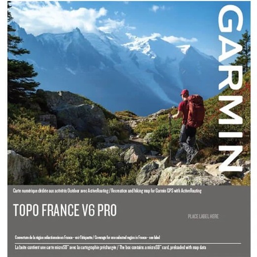 Garmin TOPO France v6 PRO - France entière + DROM-COM