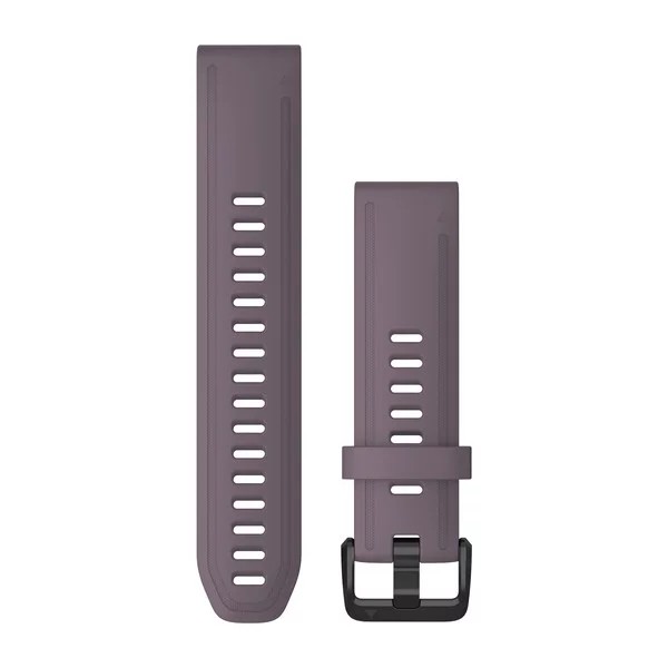 Bracelets QuickFit - 20mm Silicone violet pour  Garmin Instinct 2 