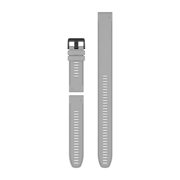 Bracelets de montre QuickFit 26 - Silicone gris poudre (3 pièces) pour  Montre Garmin Enduro 