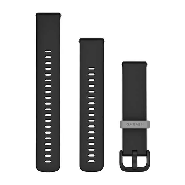 Bracelet Quick-Release (20 mm) - Noir pour  Garmin Venu Sq 2 