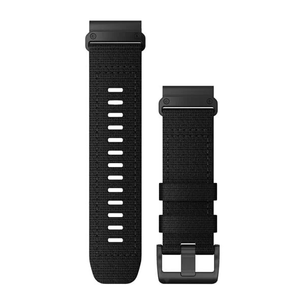 Bracelet QuickFit - 26mm Nylon noir tactique pour  Garmin Foretrex 901 