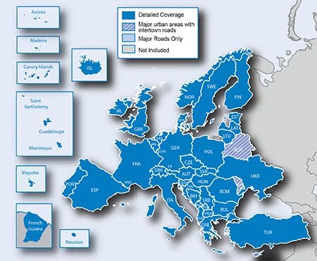 Carte SD/Micro SD pré-chargée - Europe