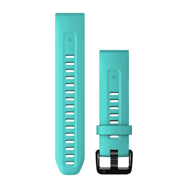 Bracelet QuickFit - 20mn - Silicone turquoise pour  Garmin Instinct 2 
