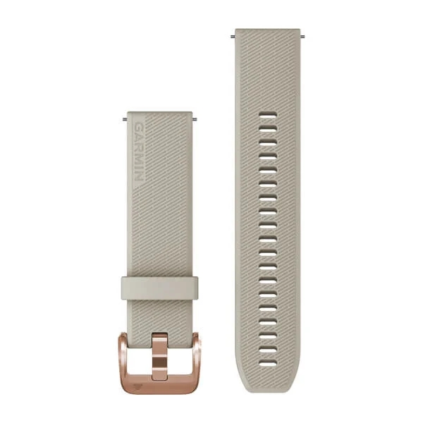 Bracelet à dégagement rapide (20 mm) Beige sable avec boucle cuivrée pour  D2 Air X10 