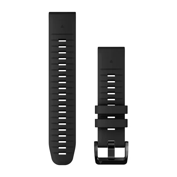 Bracelets de montre 22 mm QuickFit pour  Descent G2  - Silicone Noir