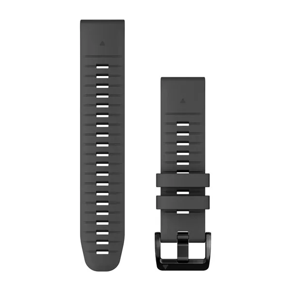 Bracelets de montre 22 mm QuickFit pour  D2 Mach 1  - Silicone Graphite
