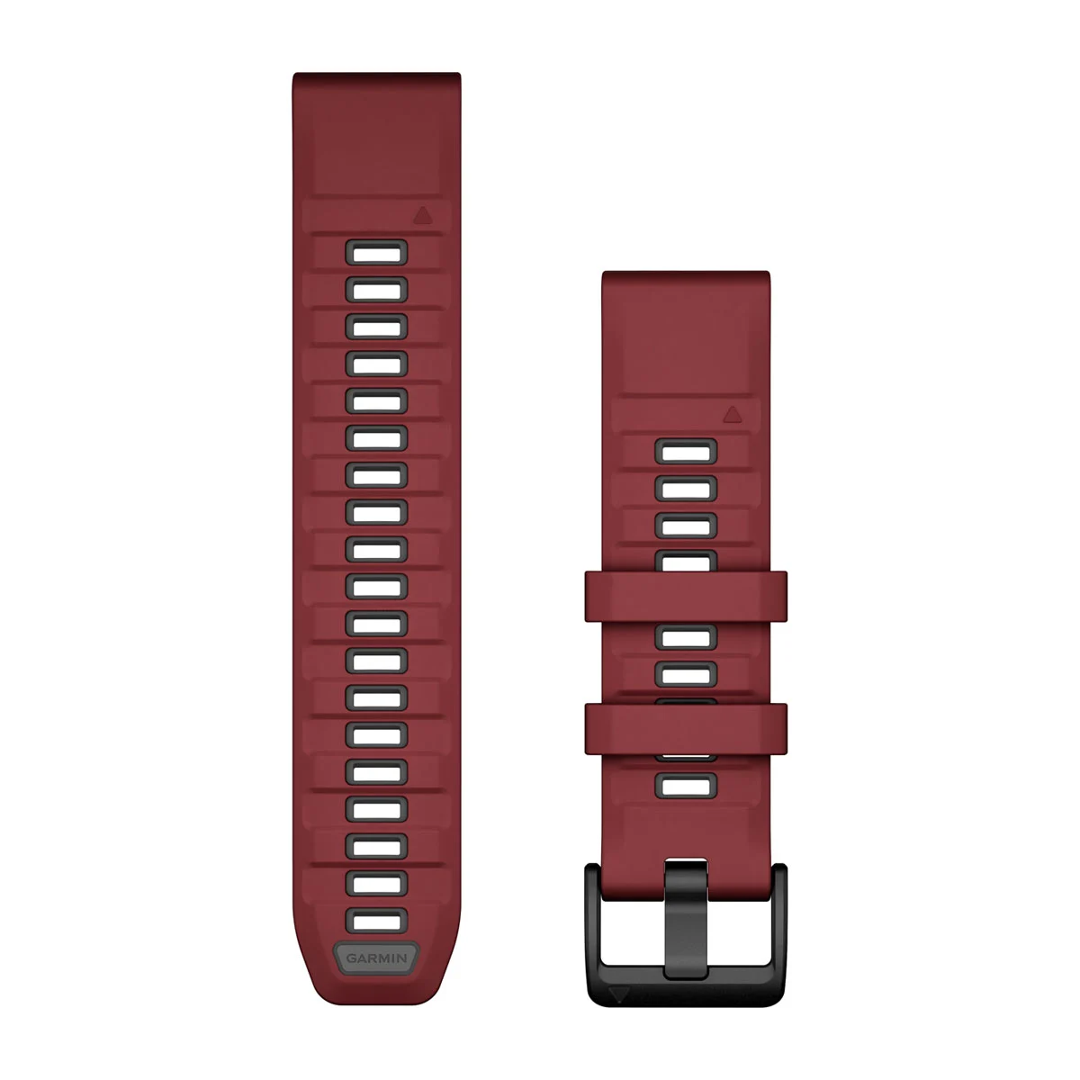 Bracelet Garmin QuickFit pour  Descent G2 , 22mm, Silicone marsala/graphite