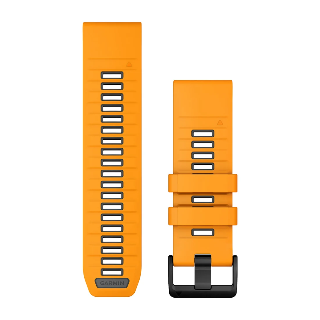 Bracelet Garmin QuickFit pour  Descent X30 , 26mm, Silicone orange étincelle/graphite