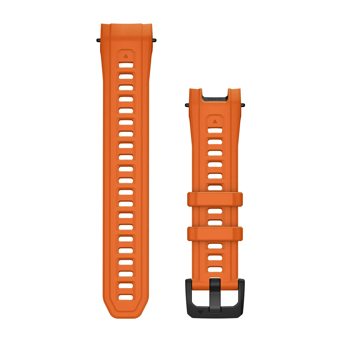 Bracelets de montre 22 mm - Silicone Orange pour  Instinct Crossover AMOLED Tactical Edition 