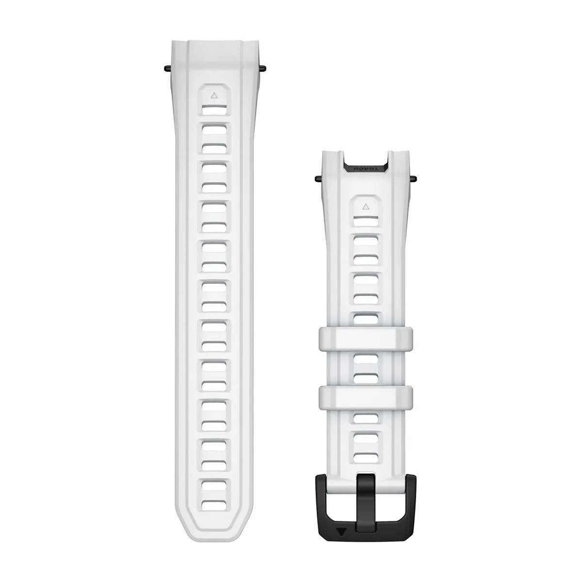 Bracelets de montre 22 mm - Silicone Blanc pour  Instinct Crossover AMOLED Tactical Edition 