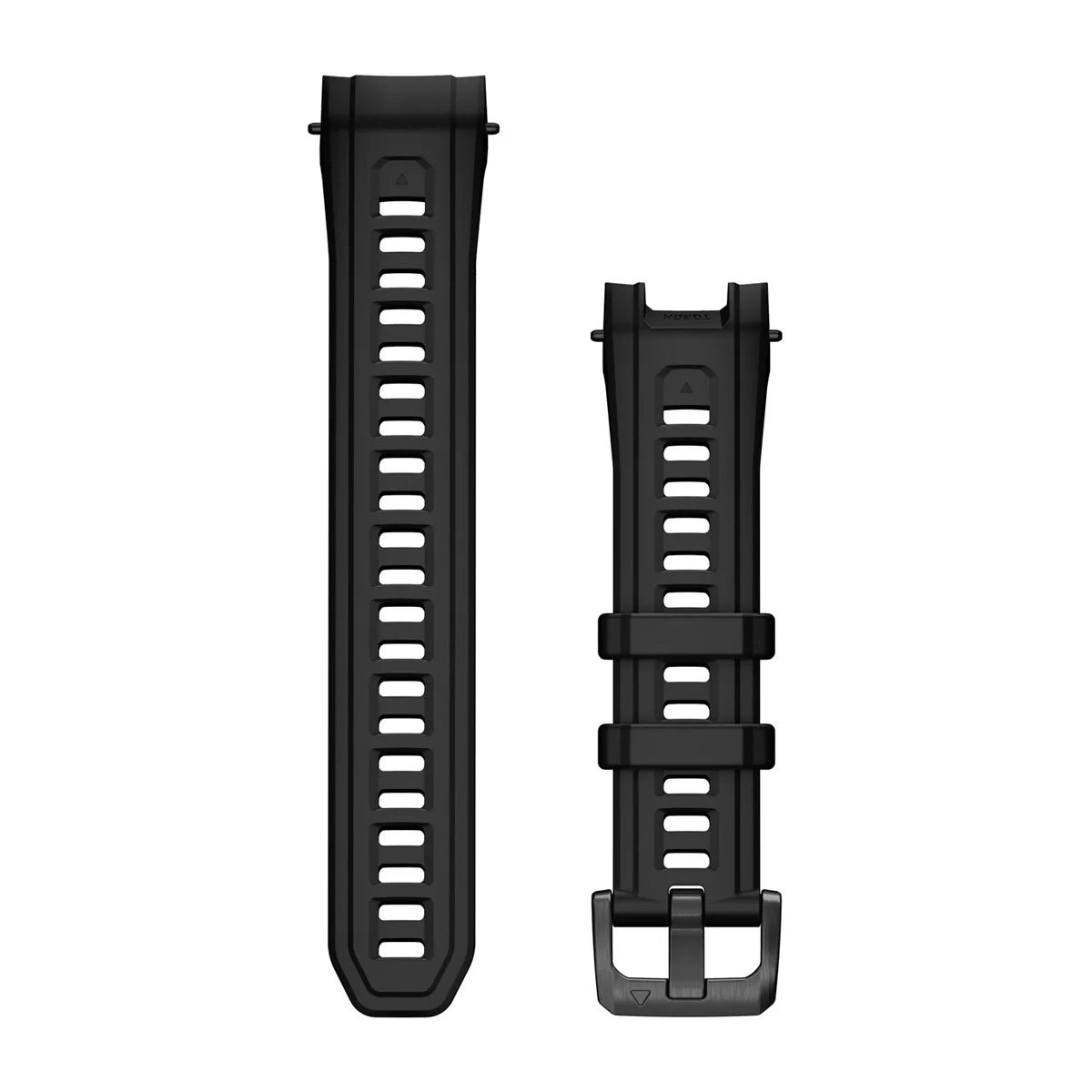 Bracelets de montre 22 mm - Silicone noir avec boucle en métal pour  Instinct Crossover AMOLED Tactical Edition 