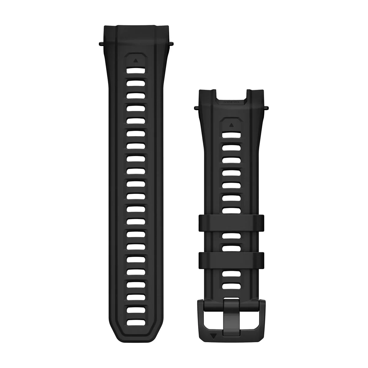 Bracelets de montre 26 mm Silicone noir  pour  Garmin Instinct 3 Solar 50mm Tactical Edition 