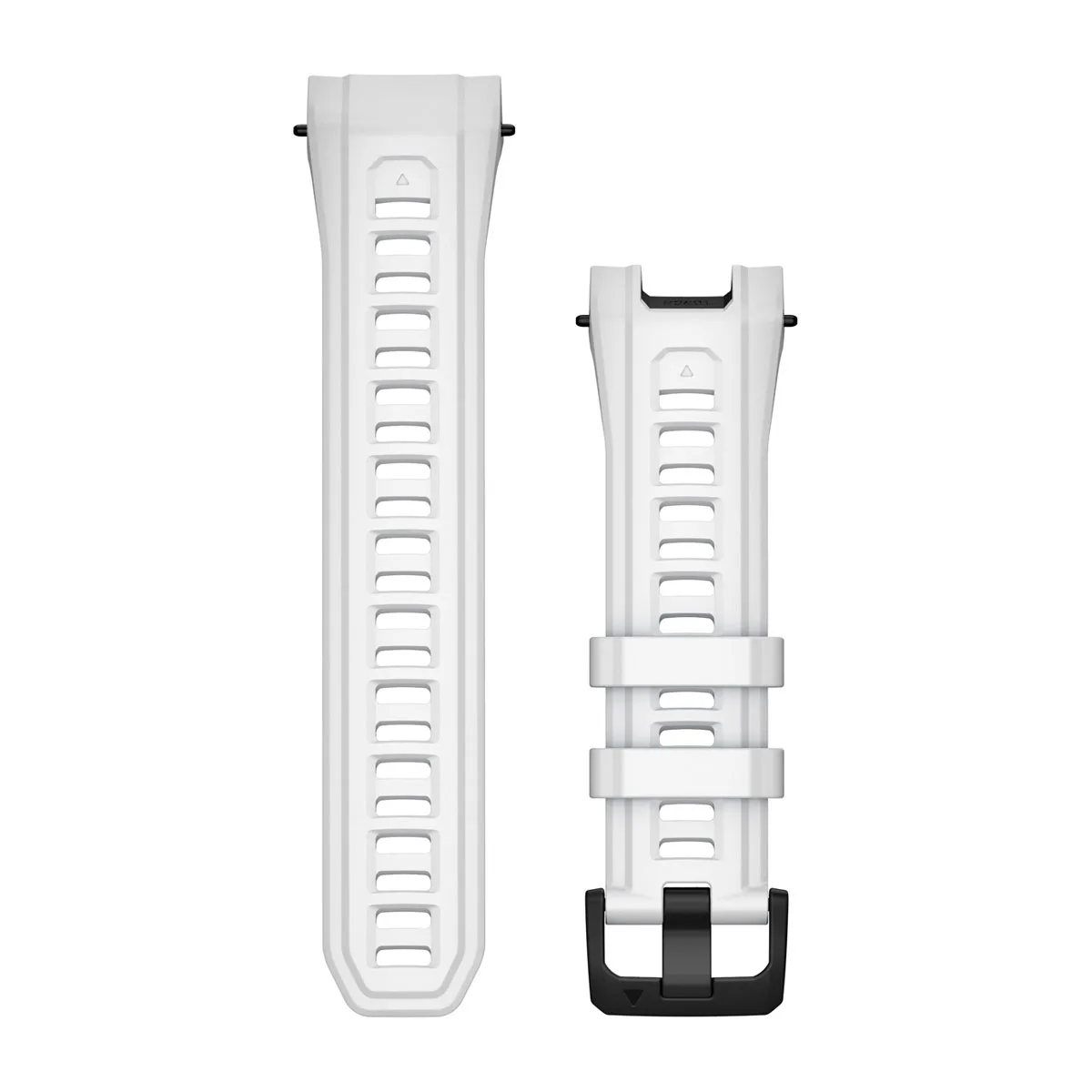 Bracelets de montre 26 mm Silicone blanc  pour  Garmin Instinct 3 Solar 50mm Tactical Edition 