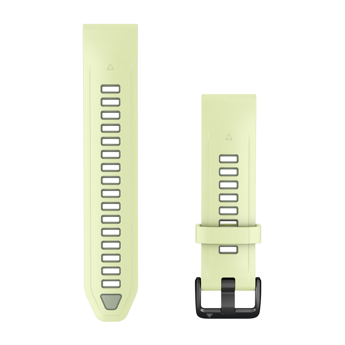 Bracelets de montre QuickFit 20, Silicone citron/vert saule pour  Descent X50i 