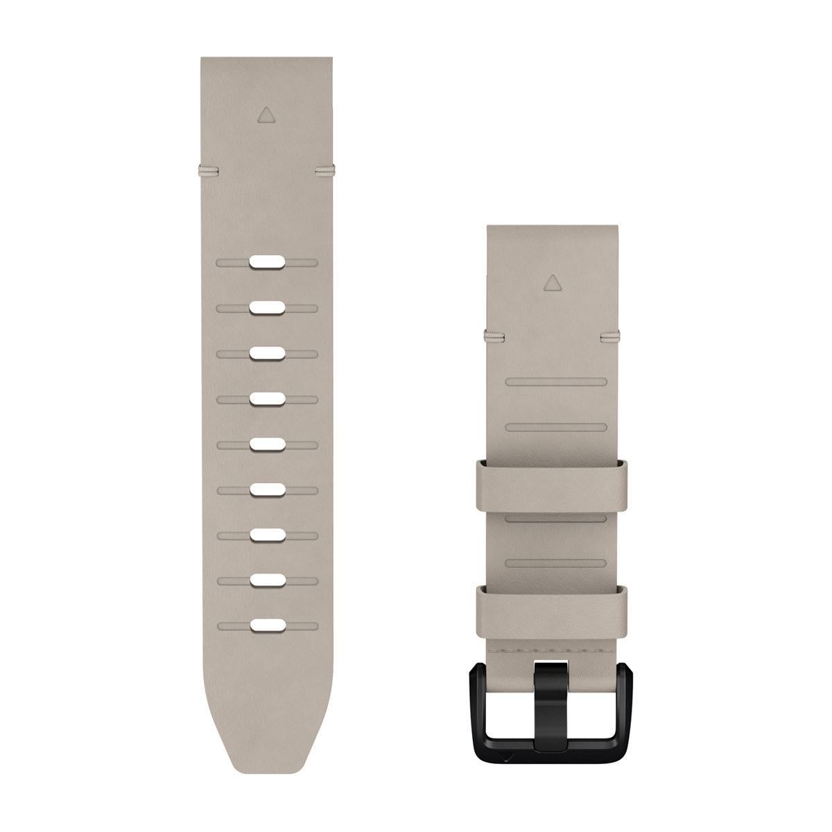 Bracelets de montre QuickFit 20, Cuir blanc cassé pour  Descent X50i 