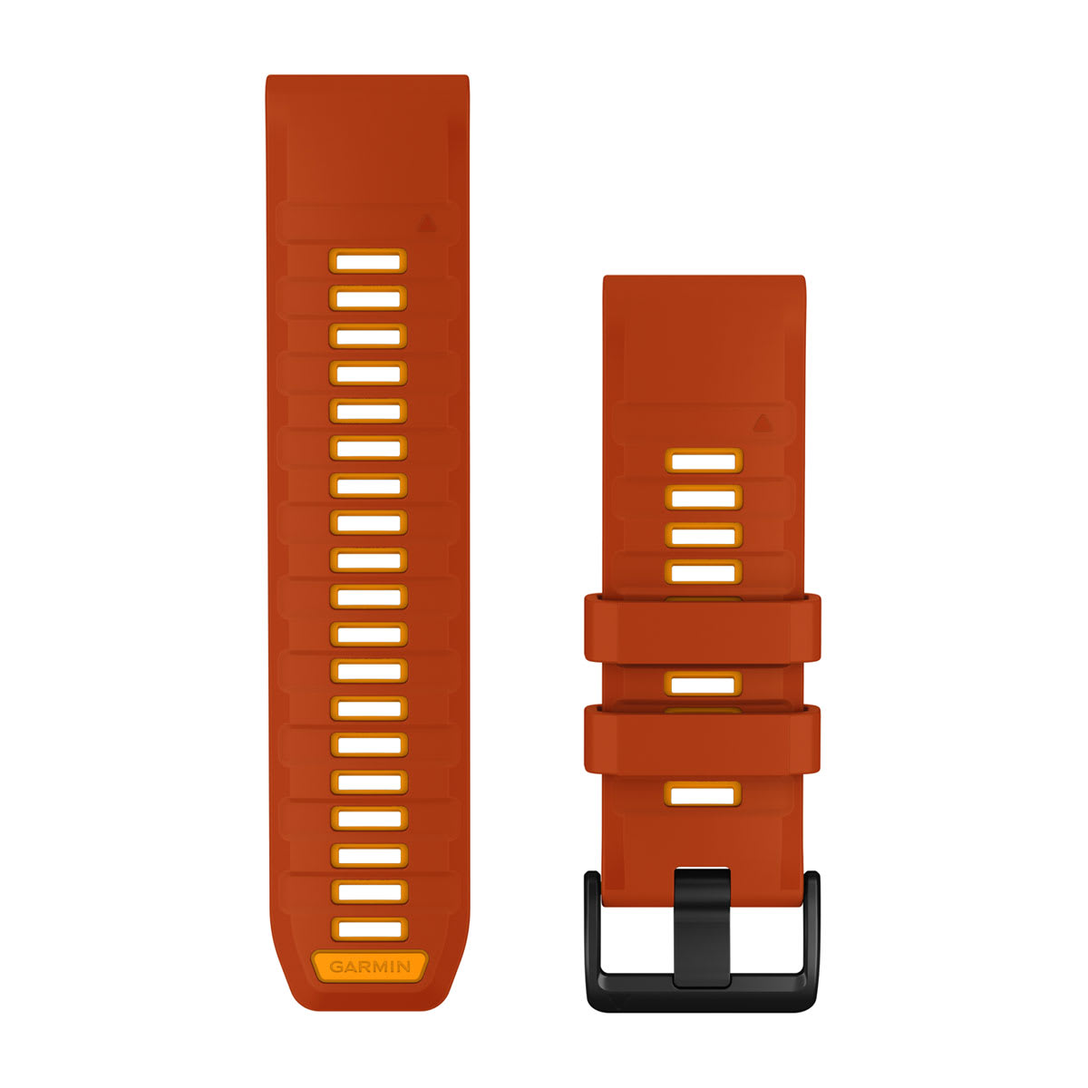 Bracelets de montre QuickFit 26, Silicone ocre/orange pour  Descent X30 