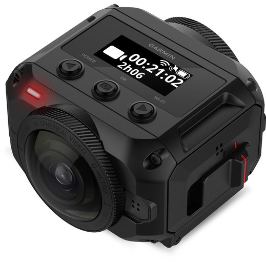 Support De Fixation Alimenté Garmin Pour Caméra Virb 360 - Étanche IPX7, Câble USB 2m, Pour Trépied