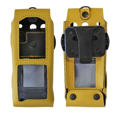 Etui cuir jaune pour  Téléphone IS170.2 