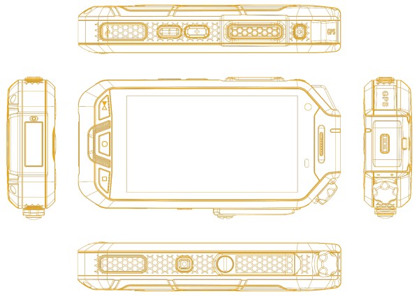 SmartPhone RugGear RG725