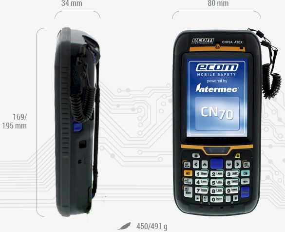 Pocket PC ATEX zone 2 CN70A