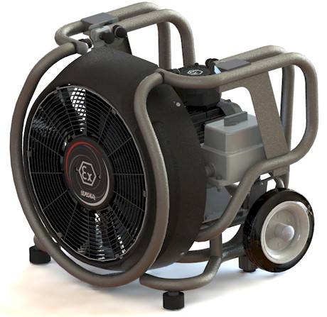 ESX 230 Triphasé Ventilateur électrique ATEX