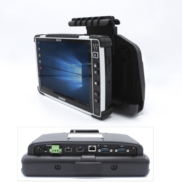 Dock Véhicule 12V-36V, incluant 2 USB/2 RS232/1 Ethernet 10Mb, GPS/WAN pour  Algiz 10X 