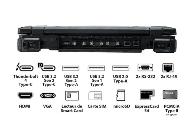 PC Portable Ultra-Durci DURABOOK Z14i