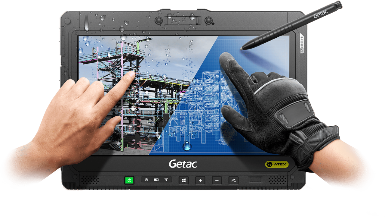 Tablette durcie ATEX Getac K120-EX