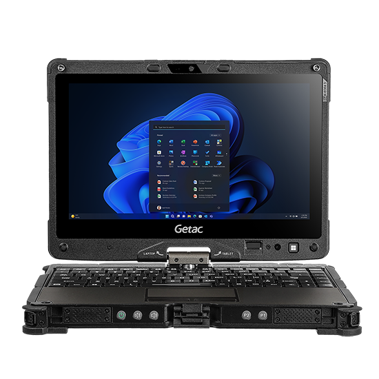 Ordinateur portable durci convertible GETAC V110