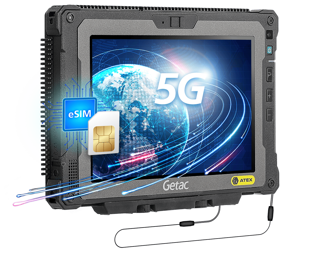 Getac ZX80W-EX connectivité essentielle à la mission Wi-Fi 6E 5G