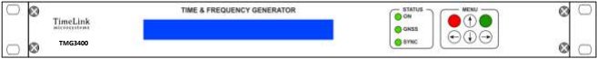 TMG3400 Générateur de temps fréquence avec sortie IRIG B et de fréquence