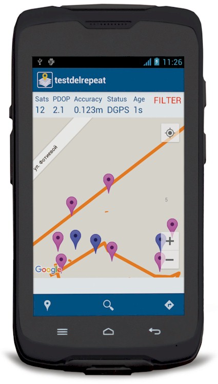 GPS Spectra Geospatial mobile mapper 50