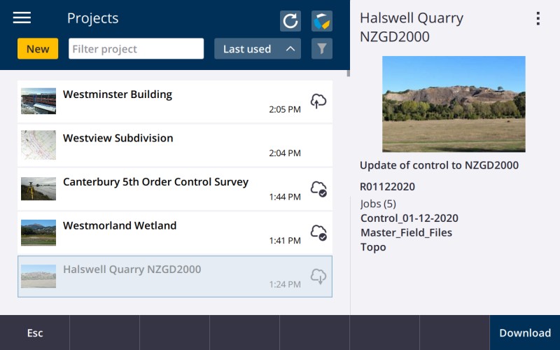 Logiciel Spectra Geospatial Origin