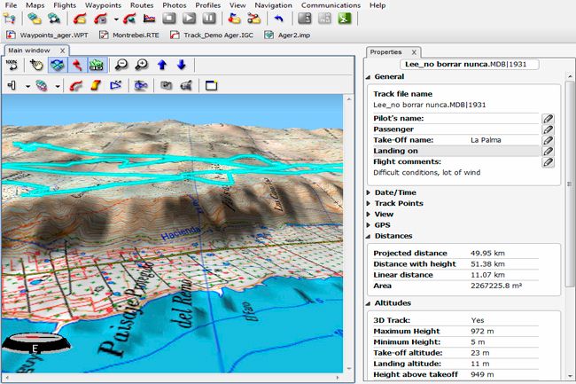 Logiciel de navigation Air7 de TwoNav