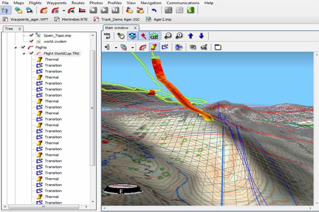 Logiciel de navigation Air7 de TwoNav