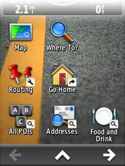 GPS Garmin Montana Ecran d'accueil entièrement personnalisable