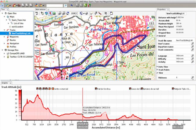 Logiciel de navigation Land7 de TwoNav